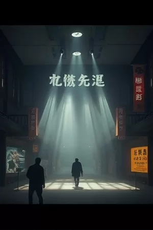 《萤火纪年》竖版海报，夏夜草丛间浮起的点点萤光