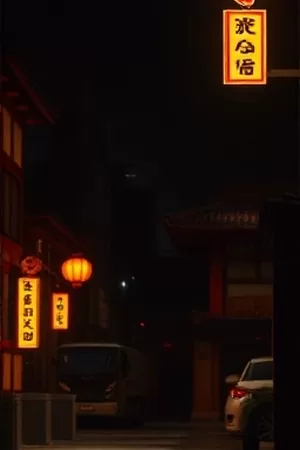 《雾港日记》竖版海报，清晨雾气中的港口吊机剪影